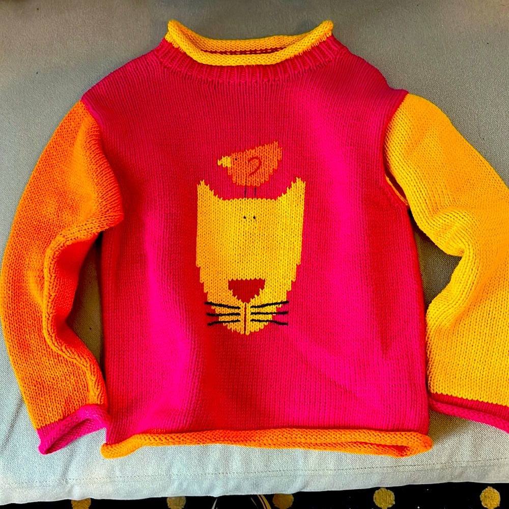 Sweet Mulberribush sweater, size 5